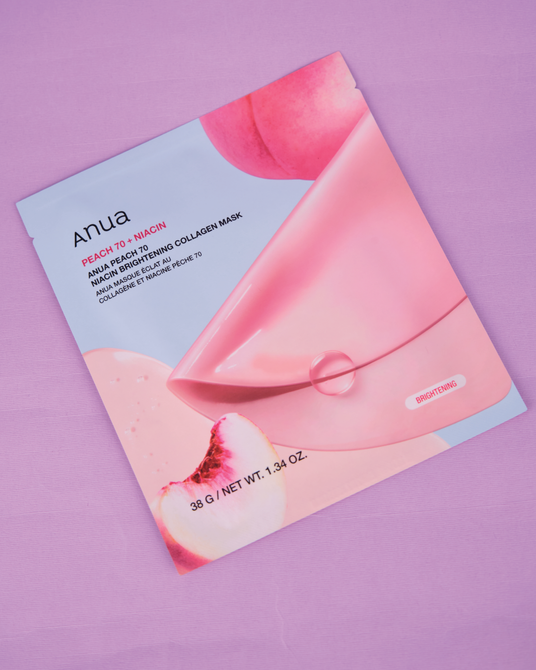 ANUA Peach 70% Niacin Brightening Collagen Mask