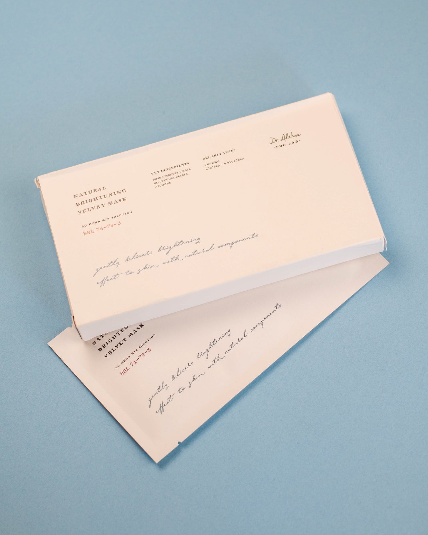 DR. ALTHEA Natural Brightening Velvet Mask (1pc.)