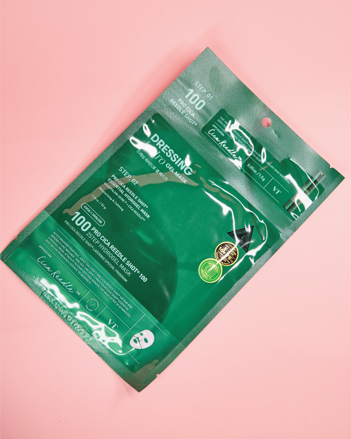 VT COSMETICS Pro Cica Shot Hydro Gel Mask (2 Step)