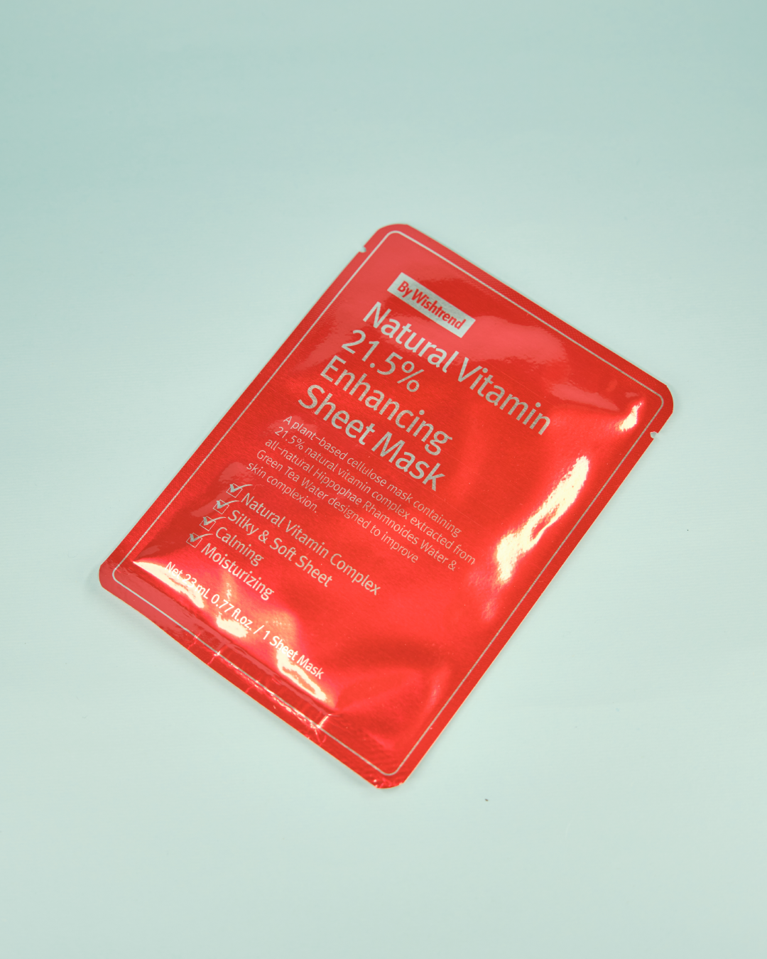 BY WISHTREND Natural Vitamin C 21.5% Enhancing Sheet Mask