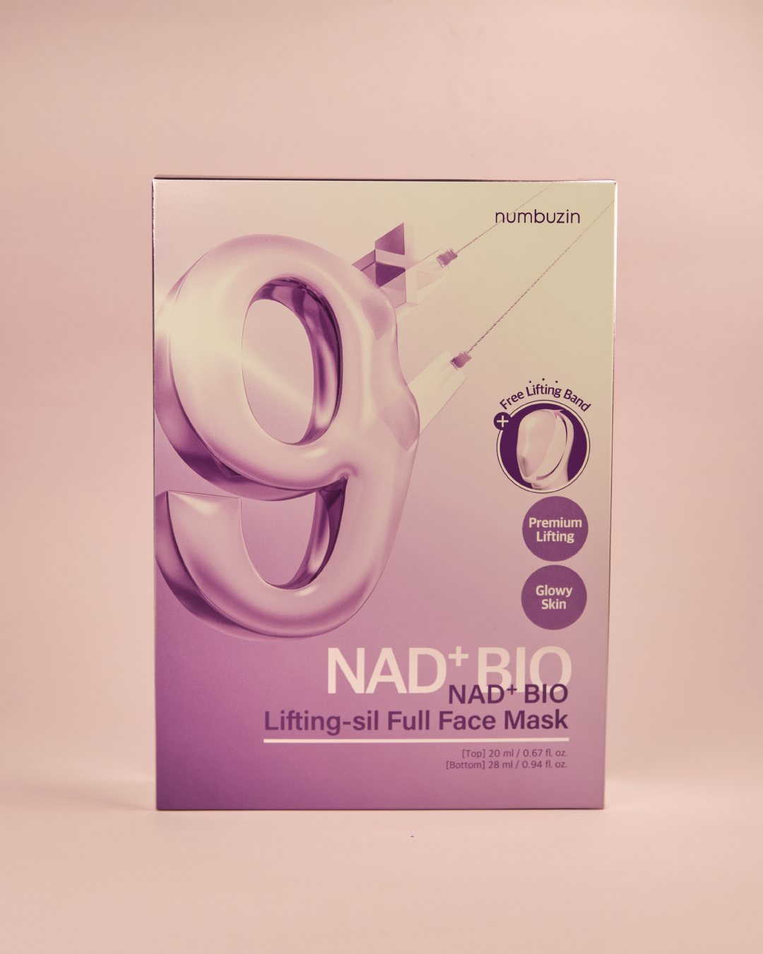 NUMBUZIN No. 9 NAD+ Bio Lifting-sil Essence + Full Face Mask Set